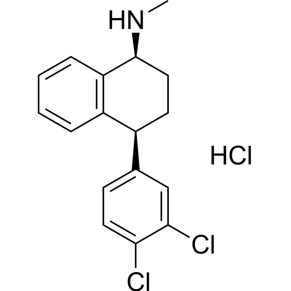 Sertraline hydrochloride Chemical Structure