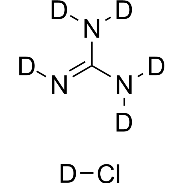 Guanidine-d<sub>5</sub> hydrochloride Chemical Structure
