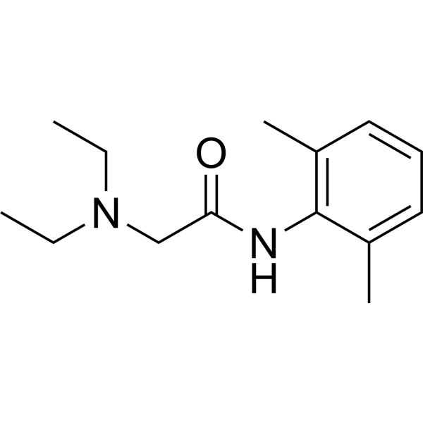 Lidocaine (Standard) Chemical Structure