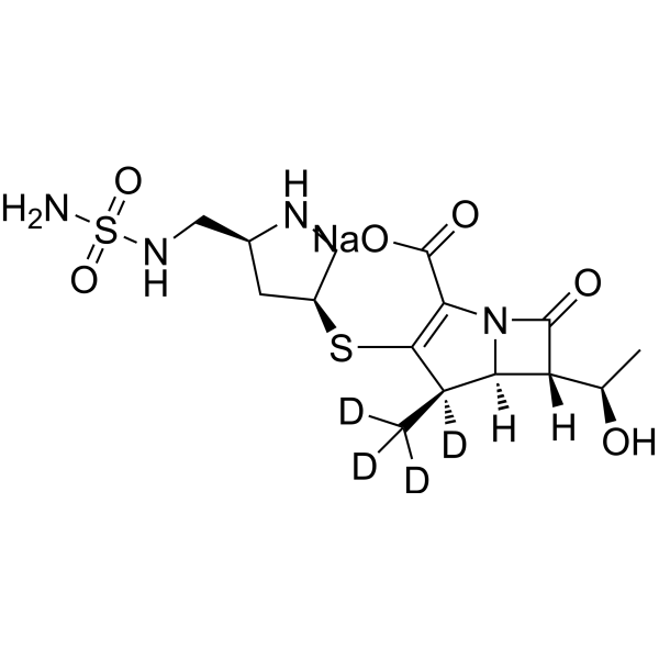 Doripenem-d4 sodium Chemical Structure