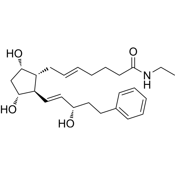 5,6-trans-Bimatoprost Chemical Structure