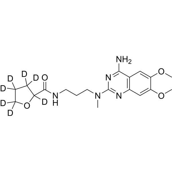 Alfuzosin-d<sub>7</sub> Chemical Structure