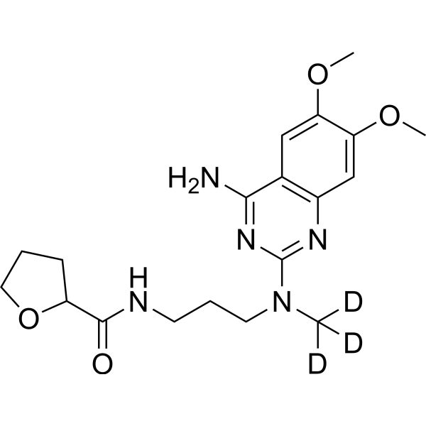 Alfuzosin-d<sub>3</sub> Chemical Structure
