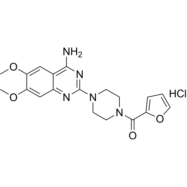 Prazosin hydrochloride (Standard) Chemical Structure
