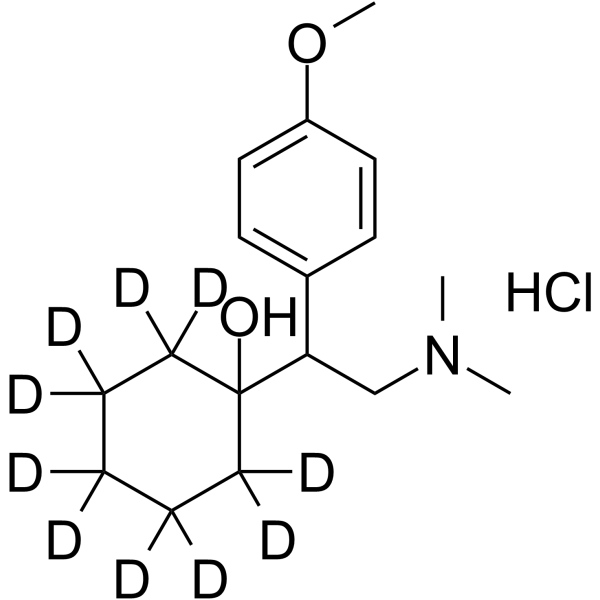 Venlafaxine-d<sub>10</sub> hydrochloride Chemical Structure