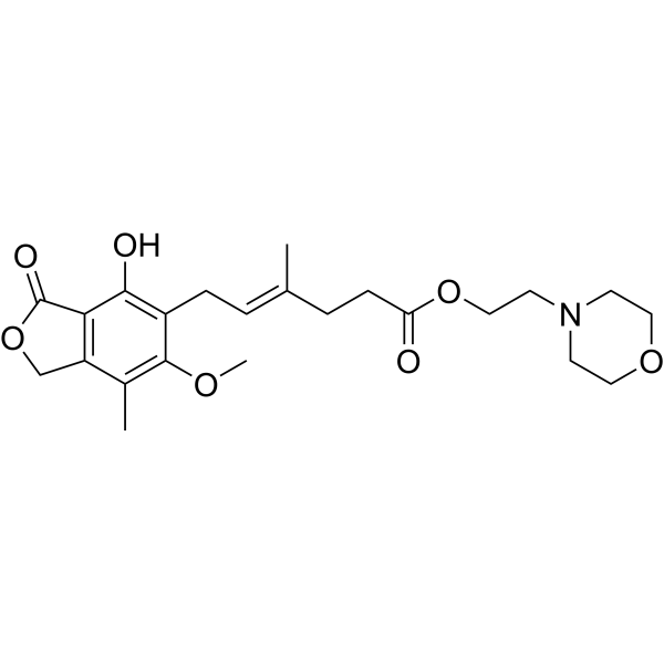 Mycophenolate Mofetil Chemical Structure