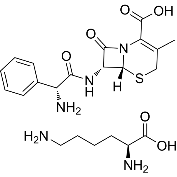 Cephalexin (lysine) Chemical Structure