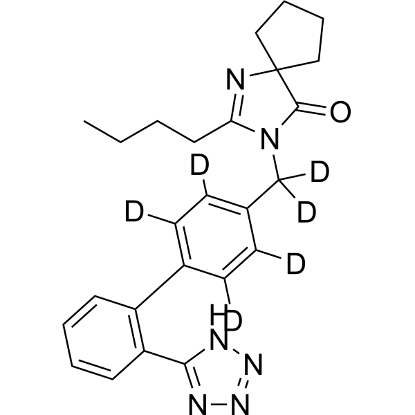 Irbesartan-d<sub>6</sub>-1 Chemical Structure