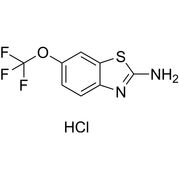 Riluzole hydrochloride Chemical Structure