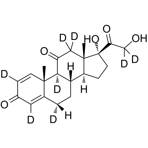 Prednisone-d<sub>8</sub> Chemical Structure