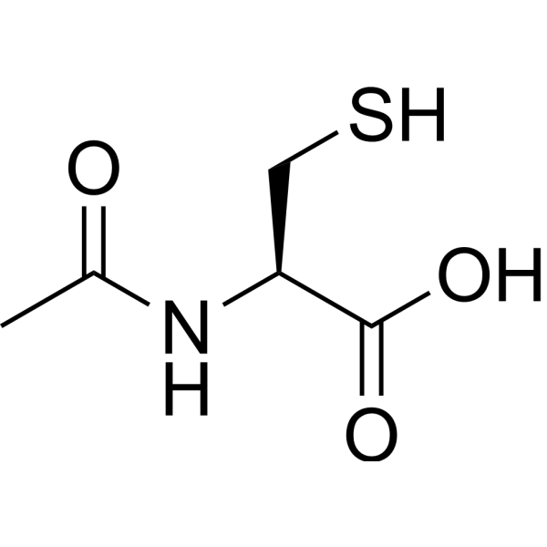 Acetylcysteine Chemical Structure
