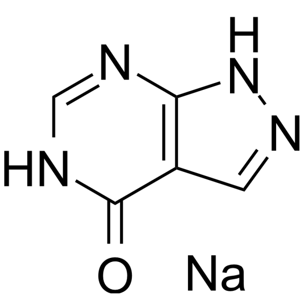 Allopurinol sodium Chemical Structure