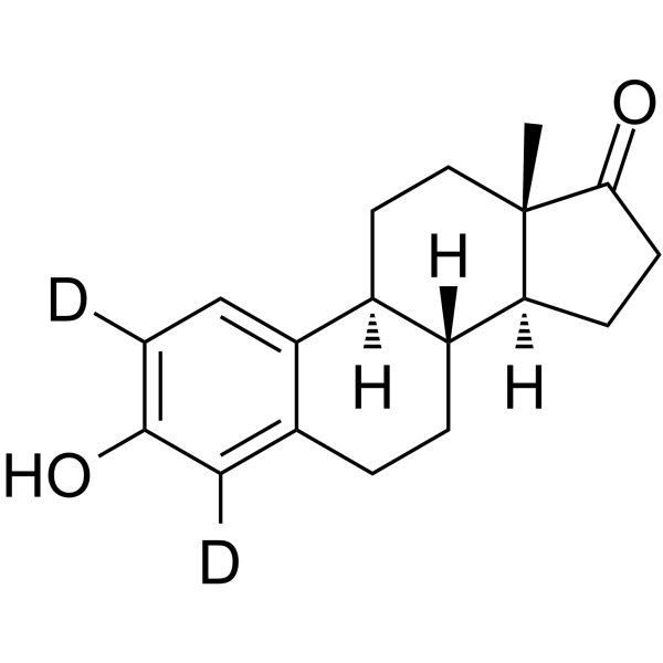 Estrone-d<sub>2</sub> Chemical Structure