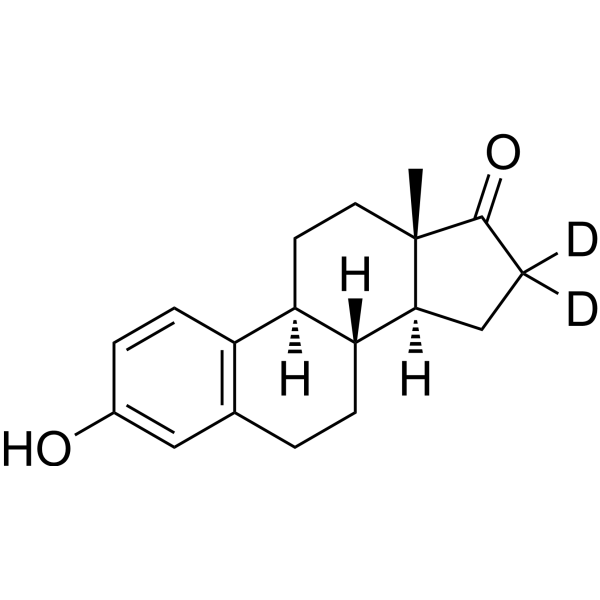 Estrone-d<sub>2</sub>-1 Chemical Structure