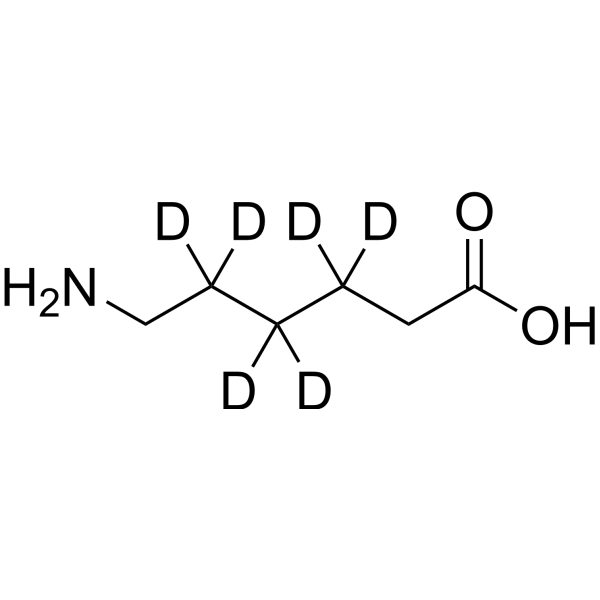 6-Aminocaproic acid-d6 Chemical Structure