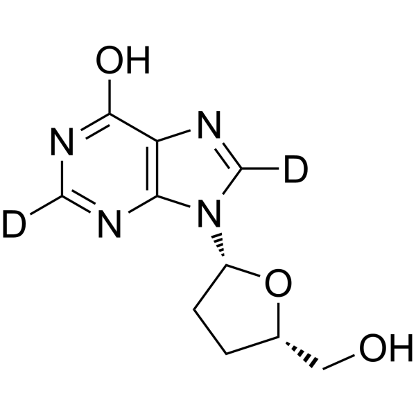 Didanosine-d2 Chemical Structure