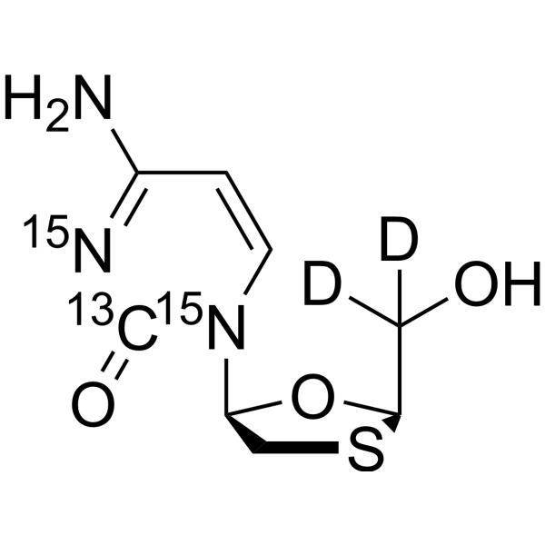 Lamivudine-13C,15N2,d2