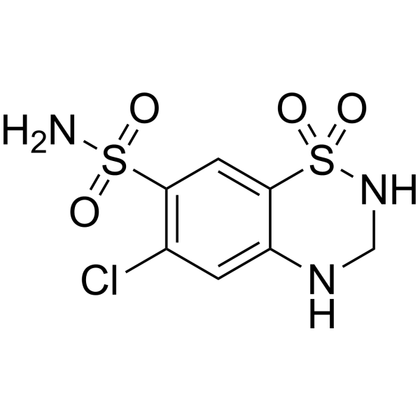 Hydrochlorothiazide (Standard) Chemical Structure