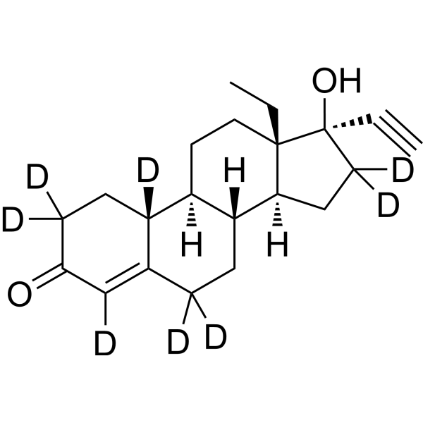 Levonorgestrel-d<sub>8</sub> Chemical Structure
