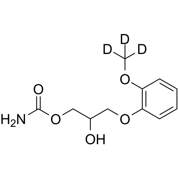 Methocarbamol-d<sub>3</sub> Chemical Structure