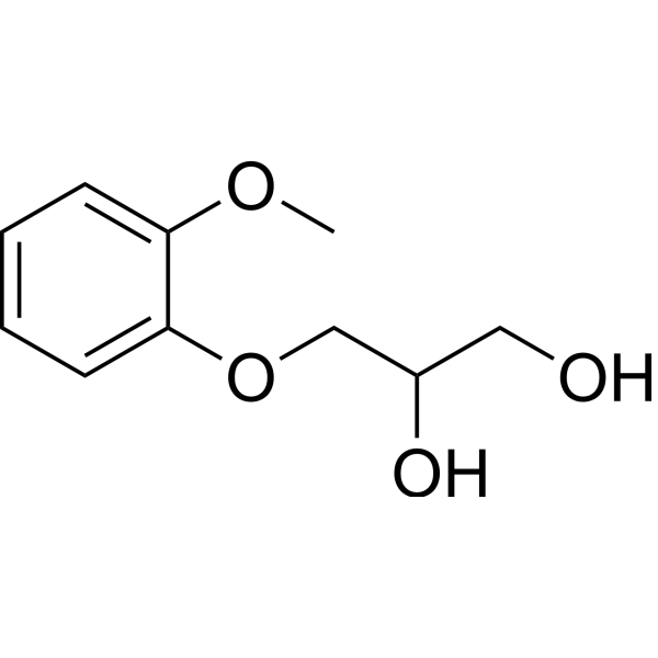 Guaifenesin Chemical Structure