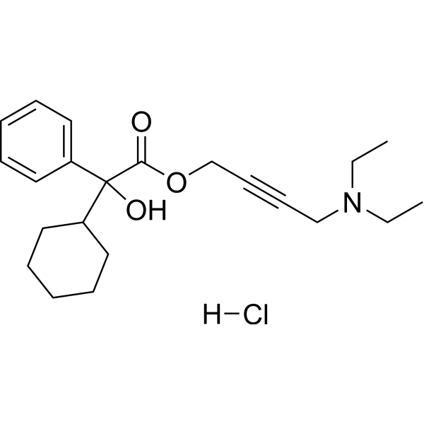 Oxybutynin chloride Chemical Structure
