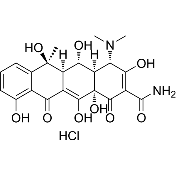 Oxytetracycline hydrochloride Chemical Structure