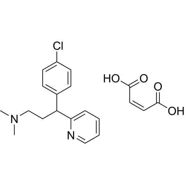 Chlorpheniramine maleate (Standard) Chemical Structure