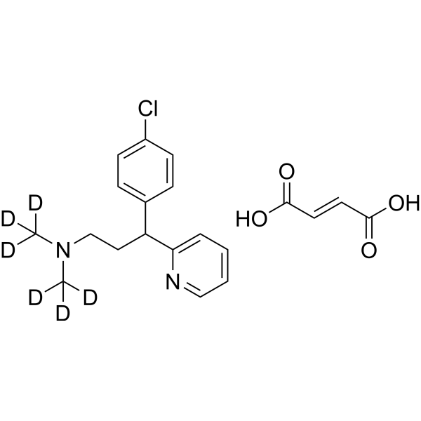 Chlorpheniramine-d<em>6</em> maleate