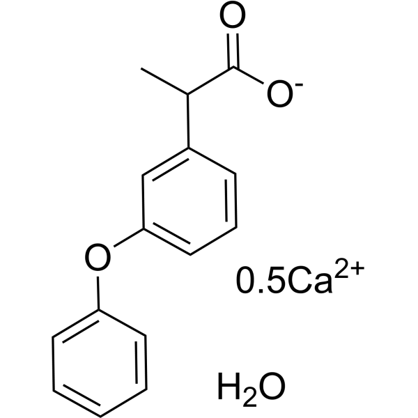Fenoprofen Calcium hydrate Chemical Structure