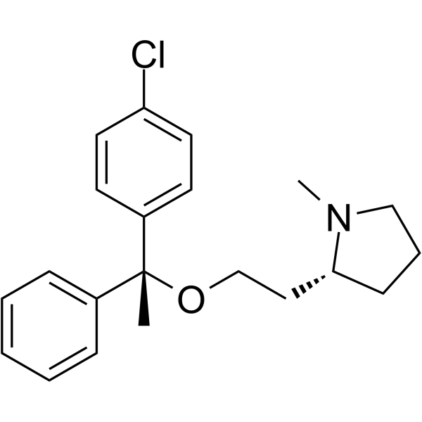 Clemastine Chemical Structure