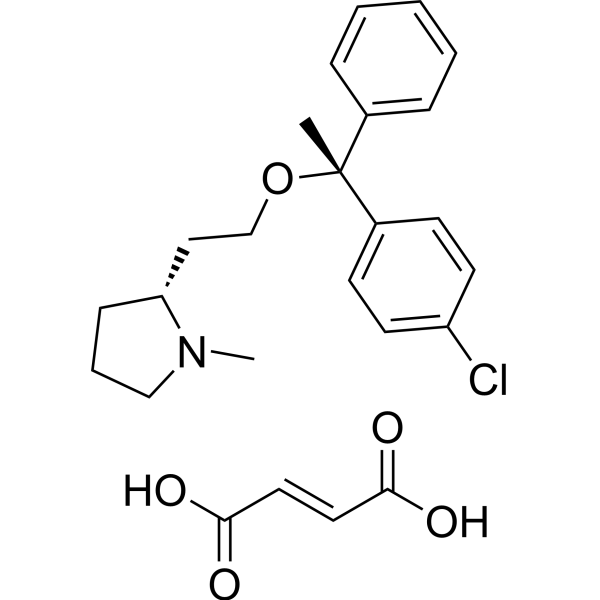 Clemastine fumarate Chemical Structure