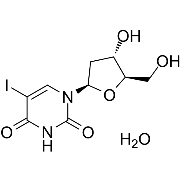 Idoxuridine hydrate Chemical Structure