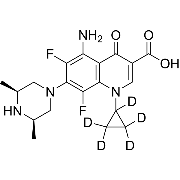 Sparfloxacin-d<em>5</em>