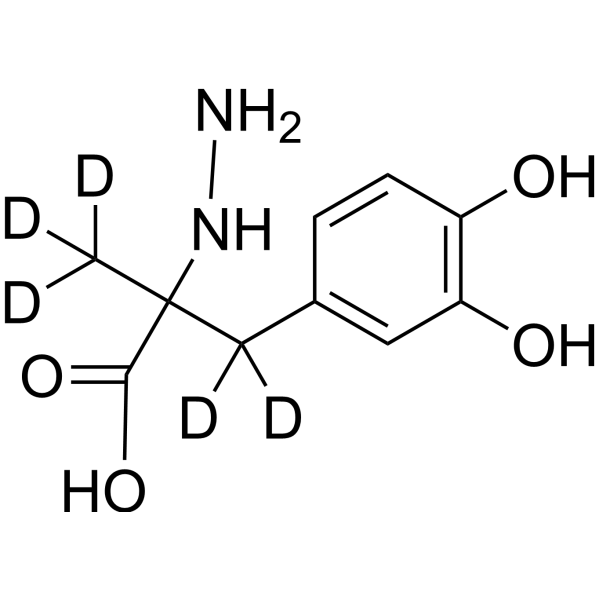 (Rac)-Carbidopa-d<sub>5</sub> Chemical Structure