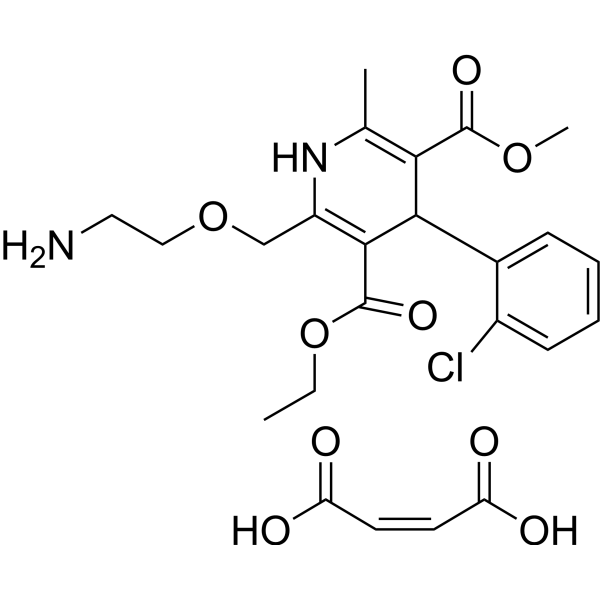 Amlodipine maleate Chemical Structure