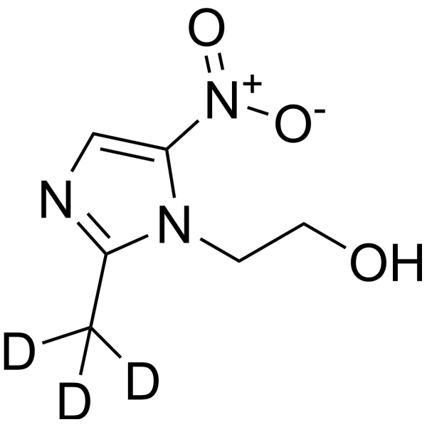 Metronidazole-d<sub>3</sub> Chemical Structure