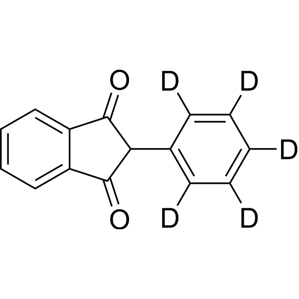 Phenindione-d<sub>5</sub> Chemical Structure