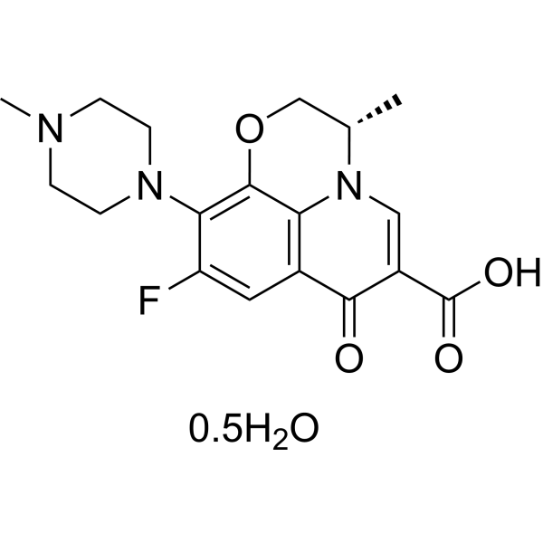 Levofloxacin hydrate Chemical Structure