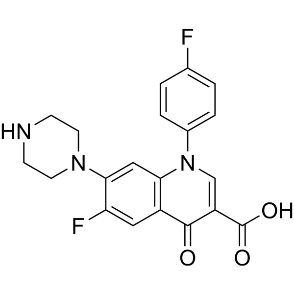 Sarafloxacin Chemical Structure