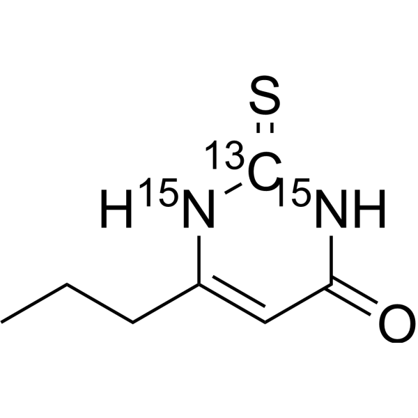 Propylthiouracil-13C,15N2 Chemical Structure
