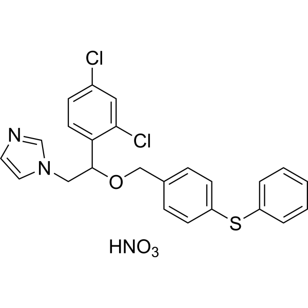 Fenticonazole Nitrate Chemical Structure