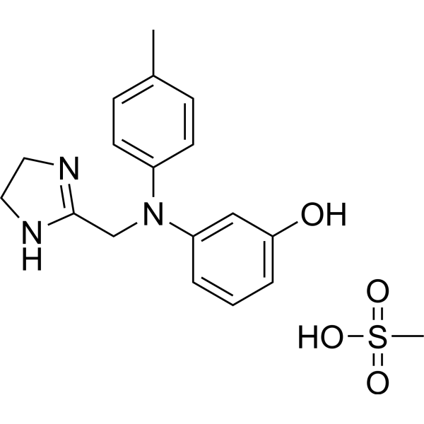 Phentolamine mesylate 構造式