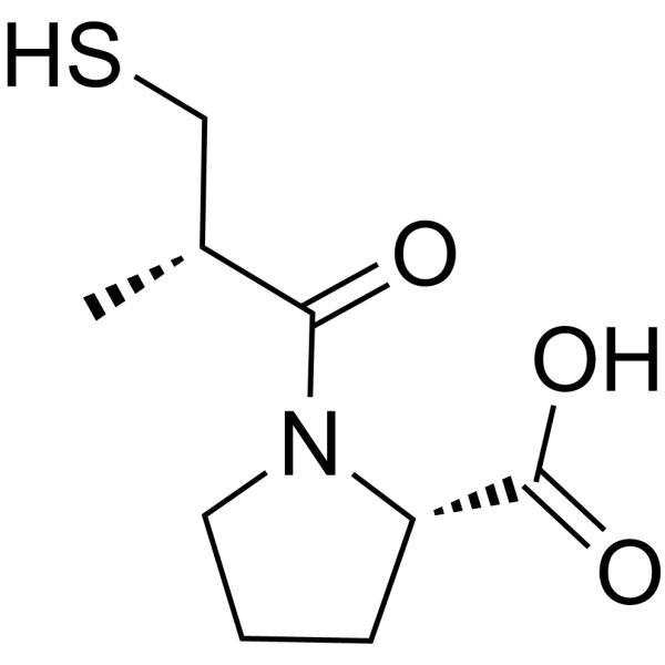 Captopril Chemical Structure