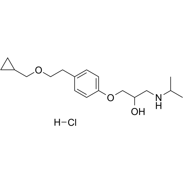Betaxolol hydrochloride Chemical Structure