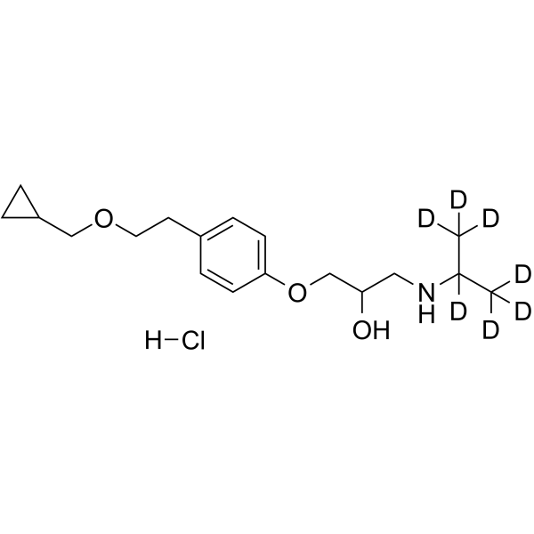 Betaxolol-d<sub>7</sub> hydrochloride Chemical Structure