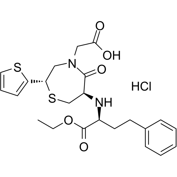 Temocapril hydrochloride Chemical Structure