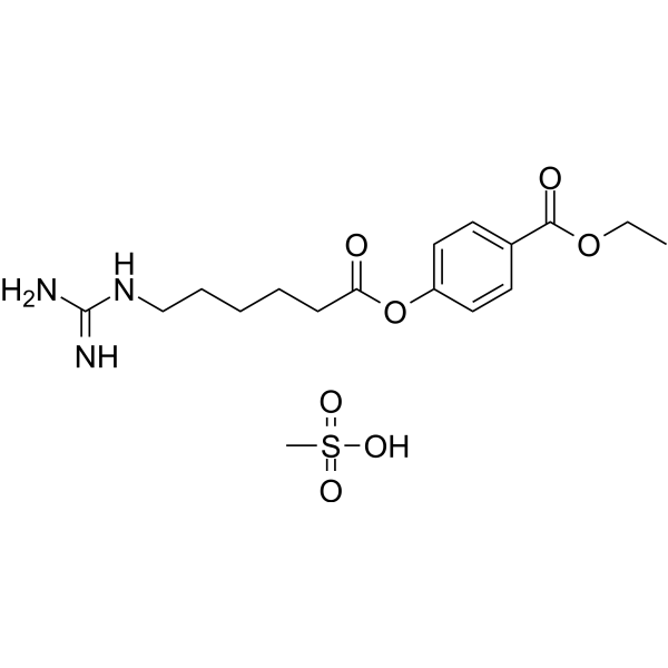 Gabexate mesylate Chemical Structure