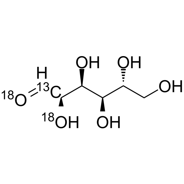 D-Glucose-18O2,13C Chemical Structure