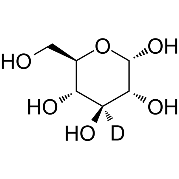 D-Glucose-d<sub>1</sub>-2 Chemical Structure
